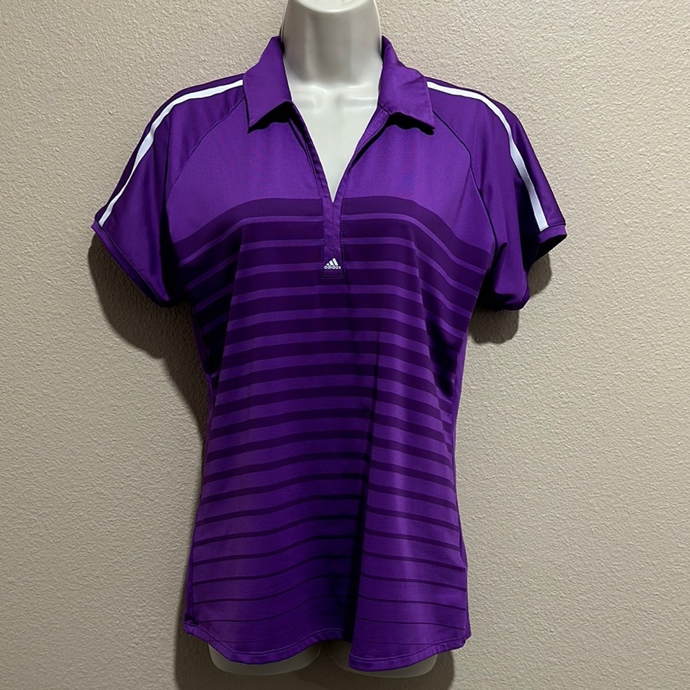 ADIDAS puremotion Fitted Cool Max Ladies’ Polo, Size M, EUC